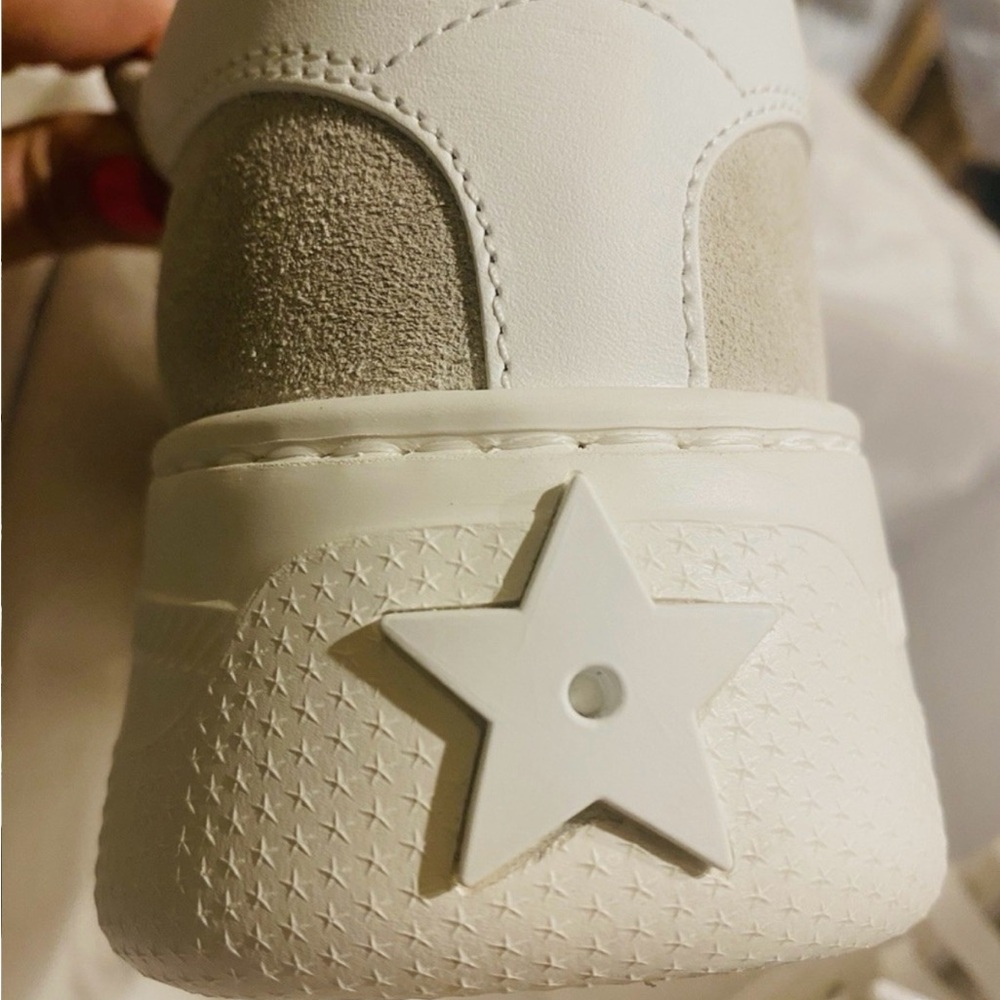 Dior Star Platform Sneakers Light Beige Suede Calfskin Leather - Picture 3 of 16